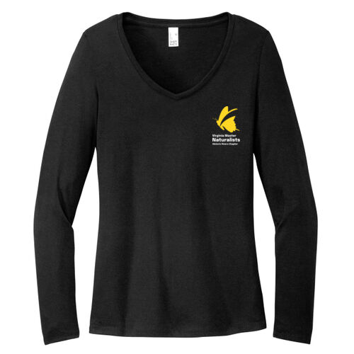 Ladies Triblend Softstyle  Long Sleeve V Neck T-shirt Thumbnail